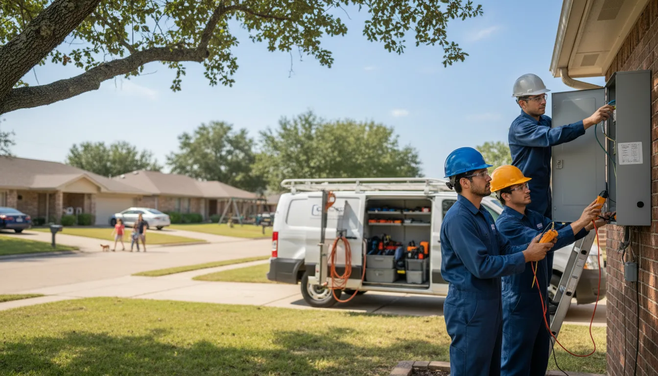 Certified electrician providing emergency electrical services in Orland, IN
